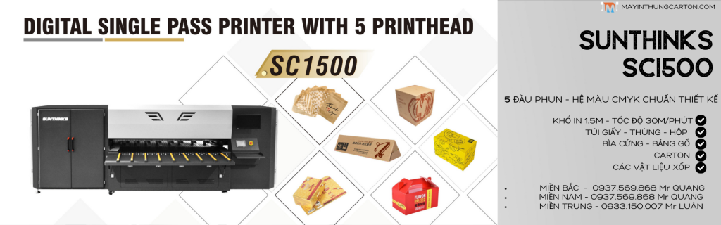 Máy in Thùng Carton