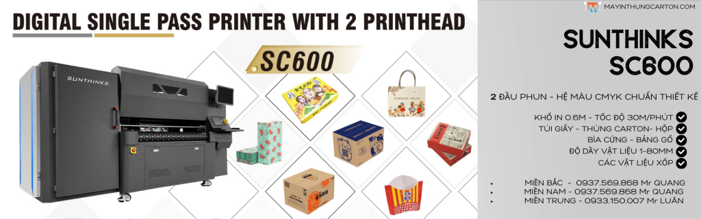 Máy in Thùng Carton